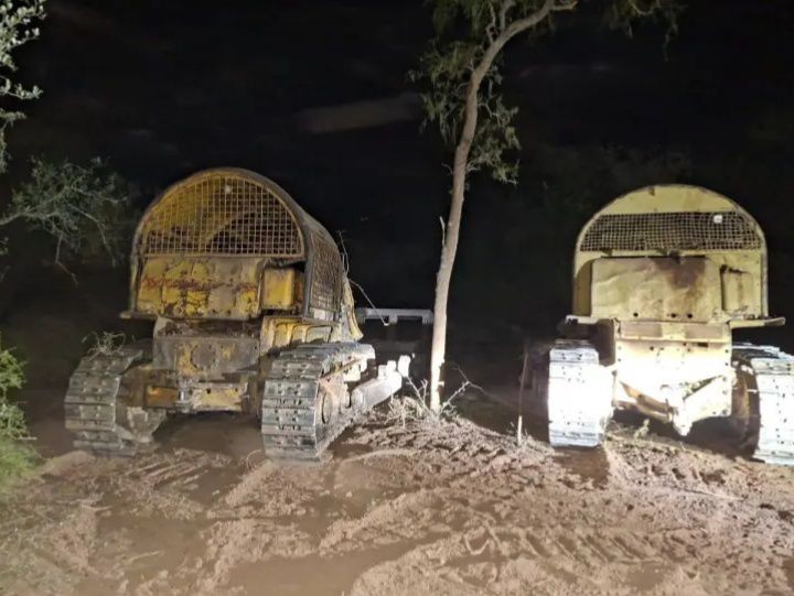 PAMPA DEL INFIERNO: POLICÍA RURAL LOGRÓ DETENER UN NUEVO DESMONTE