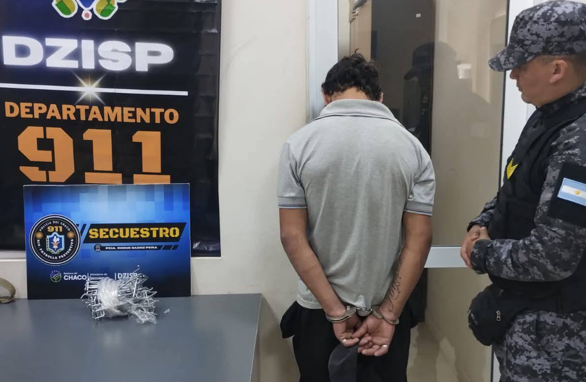 SÁENZ PEÑA: DETIENEN A UN SUJETO POR ROBO A UNA VIVIENDA