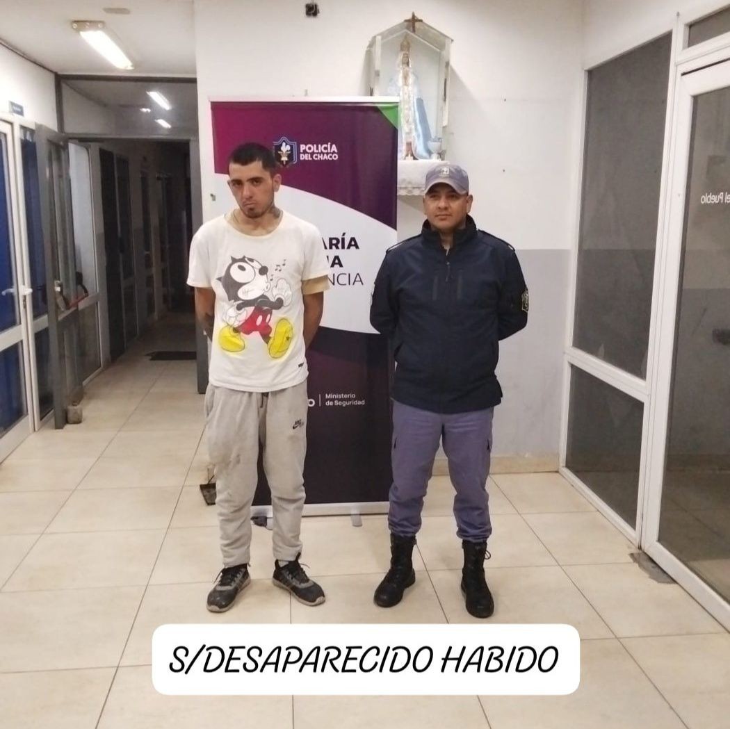 RESISTENCIA: APARECIÓ EL JÓVEN QUE ERA BUSCADO