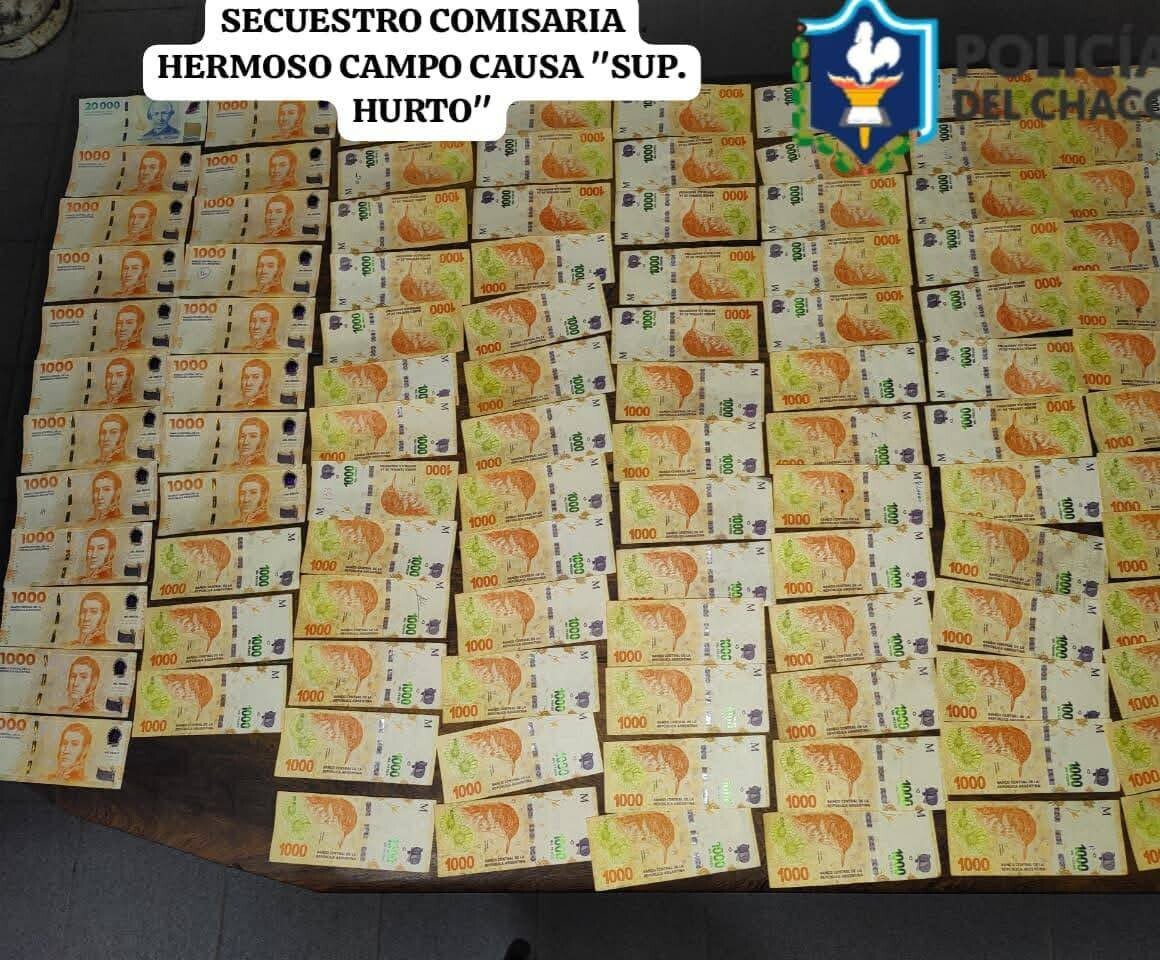 HSO. CAMPO: LA POLICÍA RECUPERA DINERO SUSTRAIDO A TRAVES DE UNA TARJETA DE CRÉDITO ROBADA