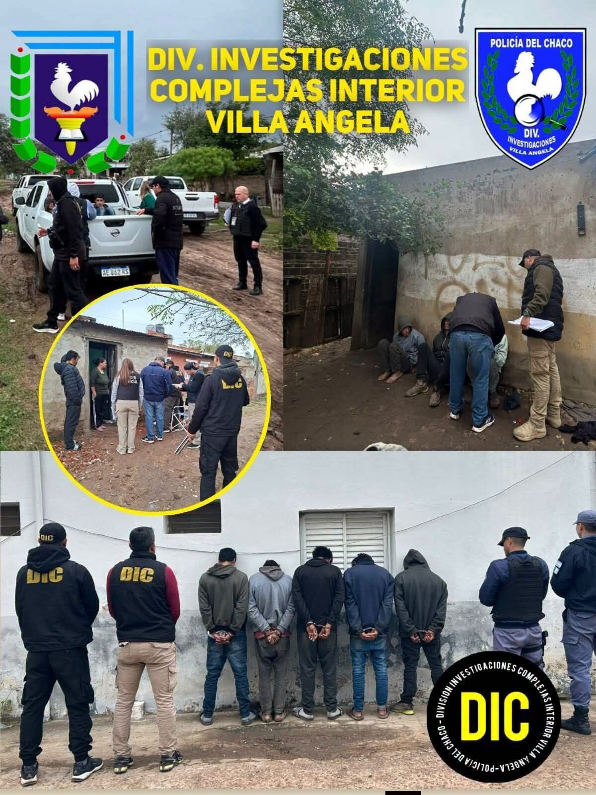 Z.jpg VILLA ÁNGELA: VARIOS ALLANAMIENTOS SIMULTÁNEOS EN DISTINTOS DOMICILIOS
