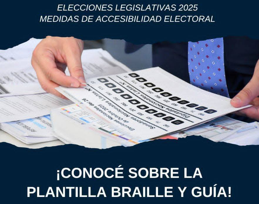 CHACO: BOLETA ÚNICA DE PAPEL (BUP) Y MEDIDAS DE ACCESIBILIDAD ELECTORAL 2025 PARA PERSONAS CON DISCAPACIDAD