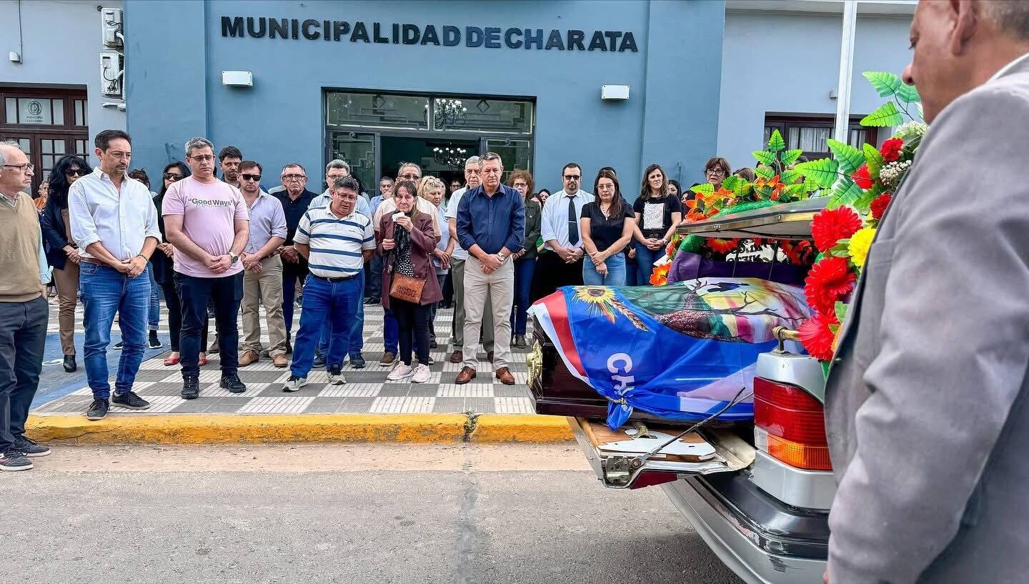 CHARATA: EMOTIVA DESPEDIDA DE RUBÉN «COCO» GAUNA