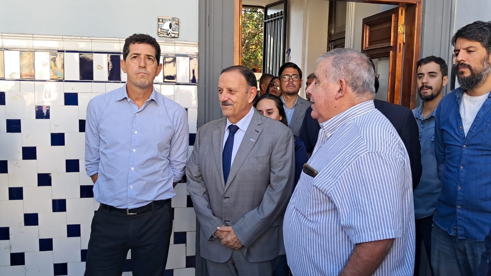 a.jpg «Wado» y Recalde visitaron el Espacio de la Memoria y la UNLAR