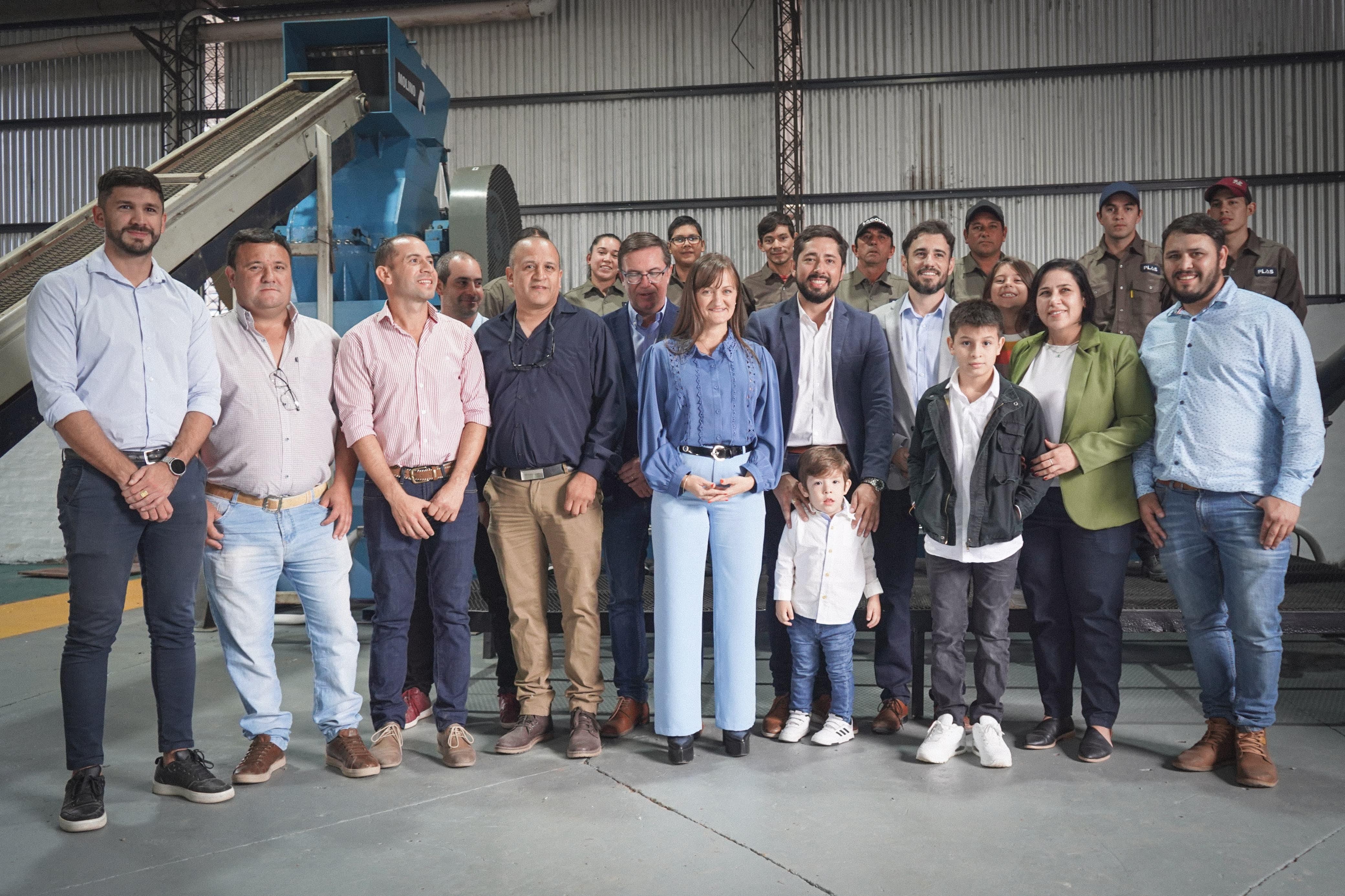 Inauguración ampliación de la planta recicladora SILVANA SCHNEIDER: “APOYAR A EMPRESAS COMO PLAS ES TOMAR DECISIONES CON MIRADA DE FUTURO”