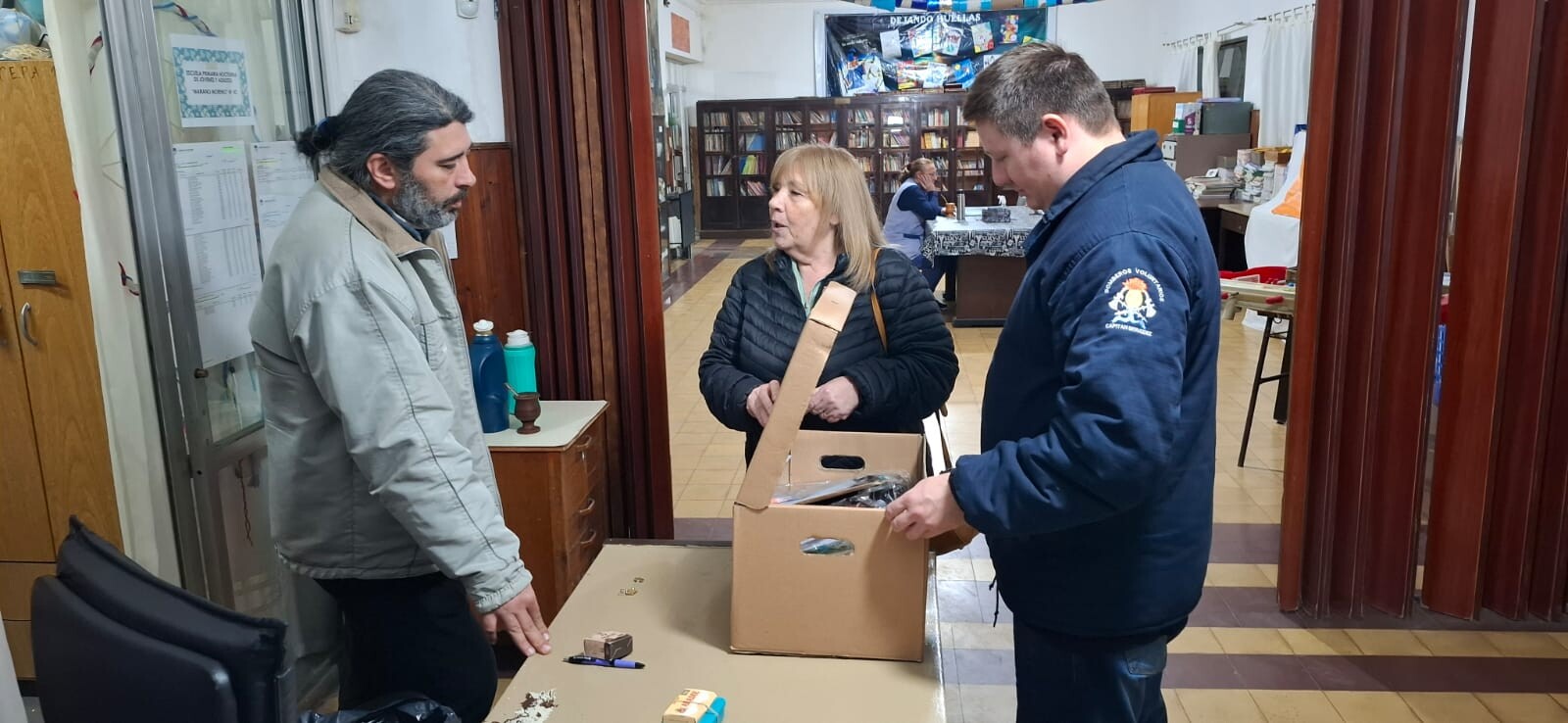 El Rotary Club y Bomberos Voluntarios cerraron su recorrida solidaria