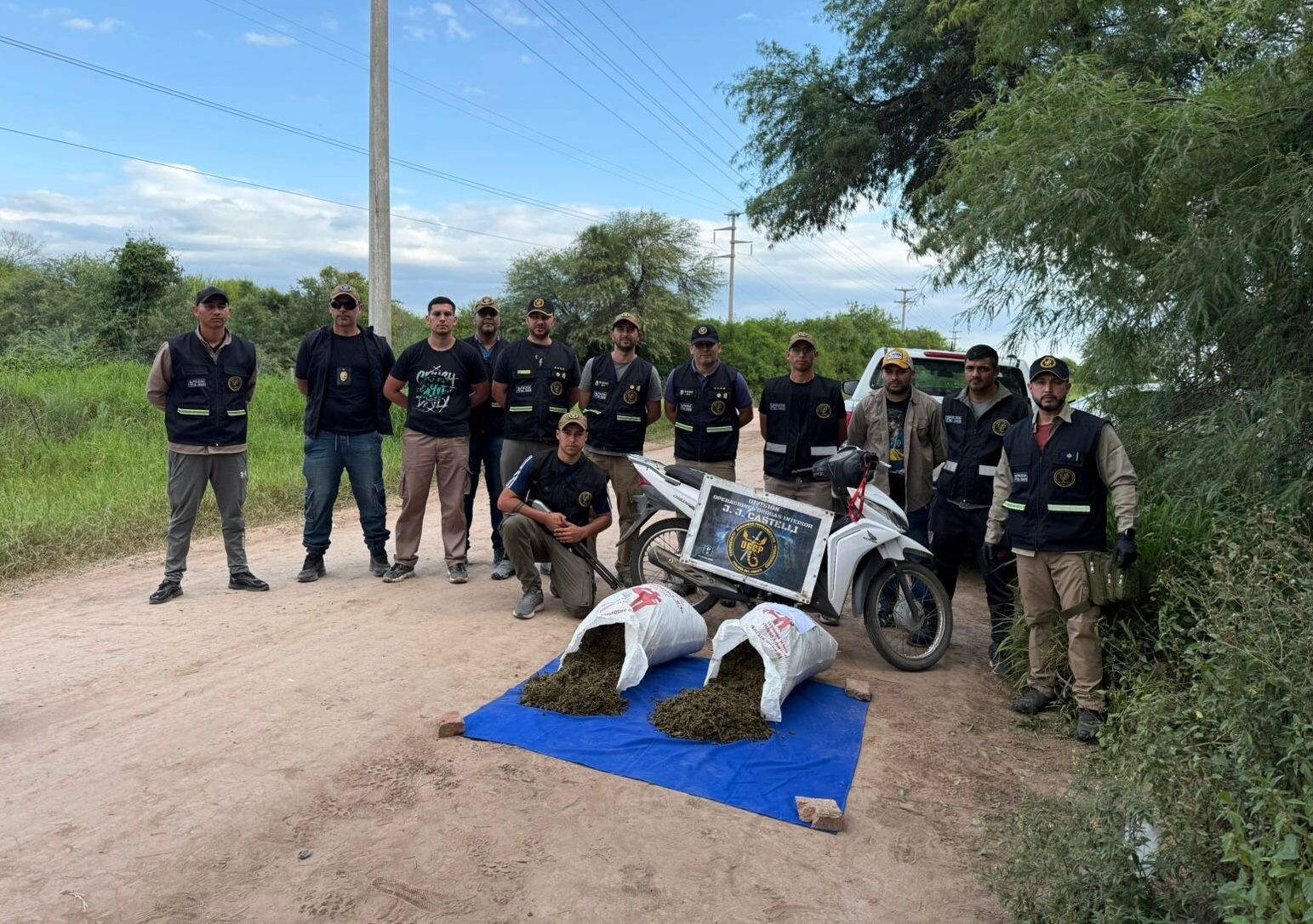 NARCOS ATRAPADOS EN EL NORTE: 30 KILOS DE MARIHUANA Y DOS DETENIDOS