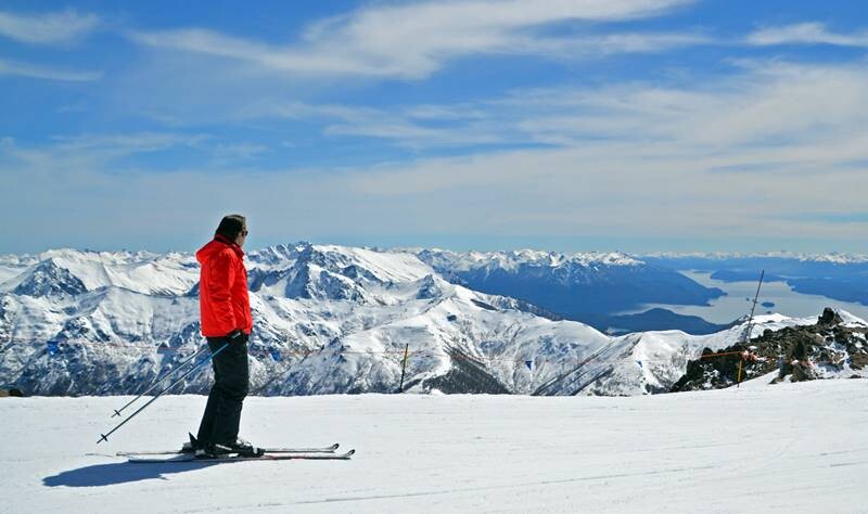 La nieve de Bariloche ahora más cerca de Brasil