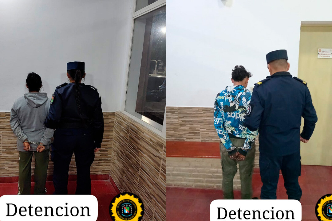 a.jpg Dos personas fueron detenidas en Santa Elena tras incidentes con la Policía