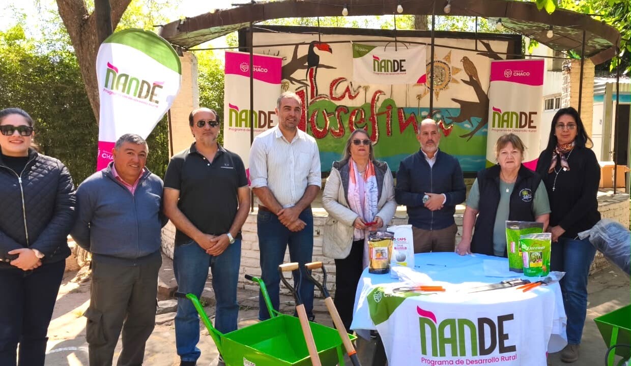 ÑANDE LLEGÓ A LA JOSEFINA CON HERRAMIENTAS E INSUMOS PARA PRODUCIR Y APRENDER
