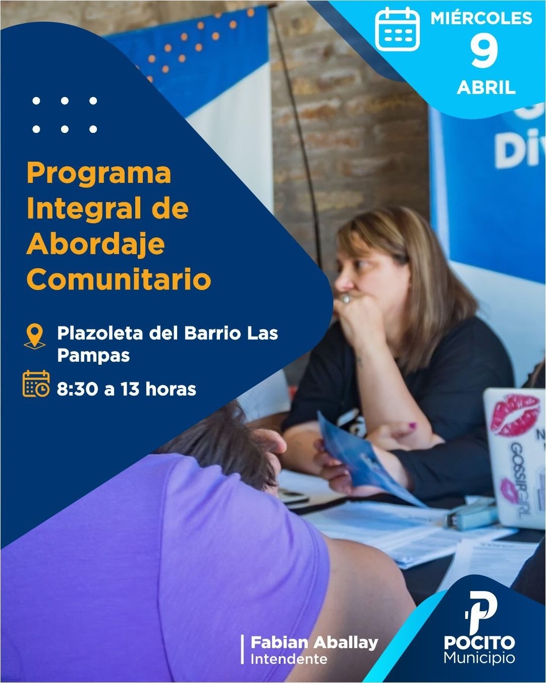 POCITO: realiza el primer Abordaje Comunitario de 2025