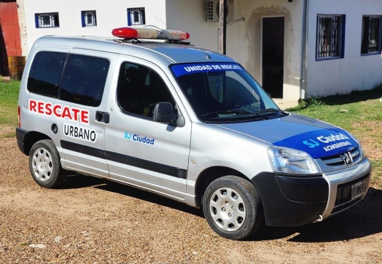 accidente-laboral-san-jose.jpg Accidente laboral en Entre Ríos: un joven cayó de un andamio y fue trasladado de urgencia