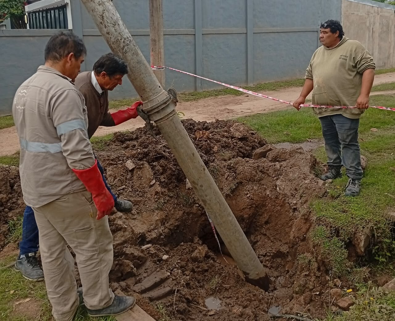VILLA ÁNGELA: SAMEEP RESTABLECIÓ EL SERVICIO CLOACAL EN EL BARRIO 279 VIVIENDAS