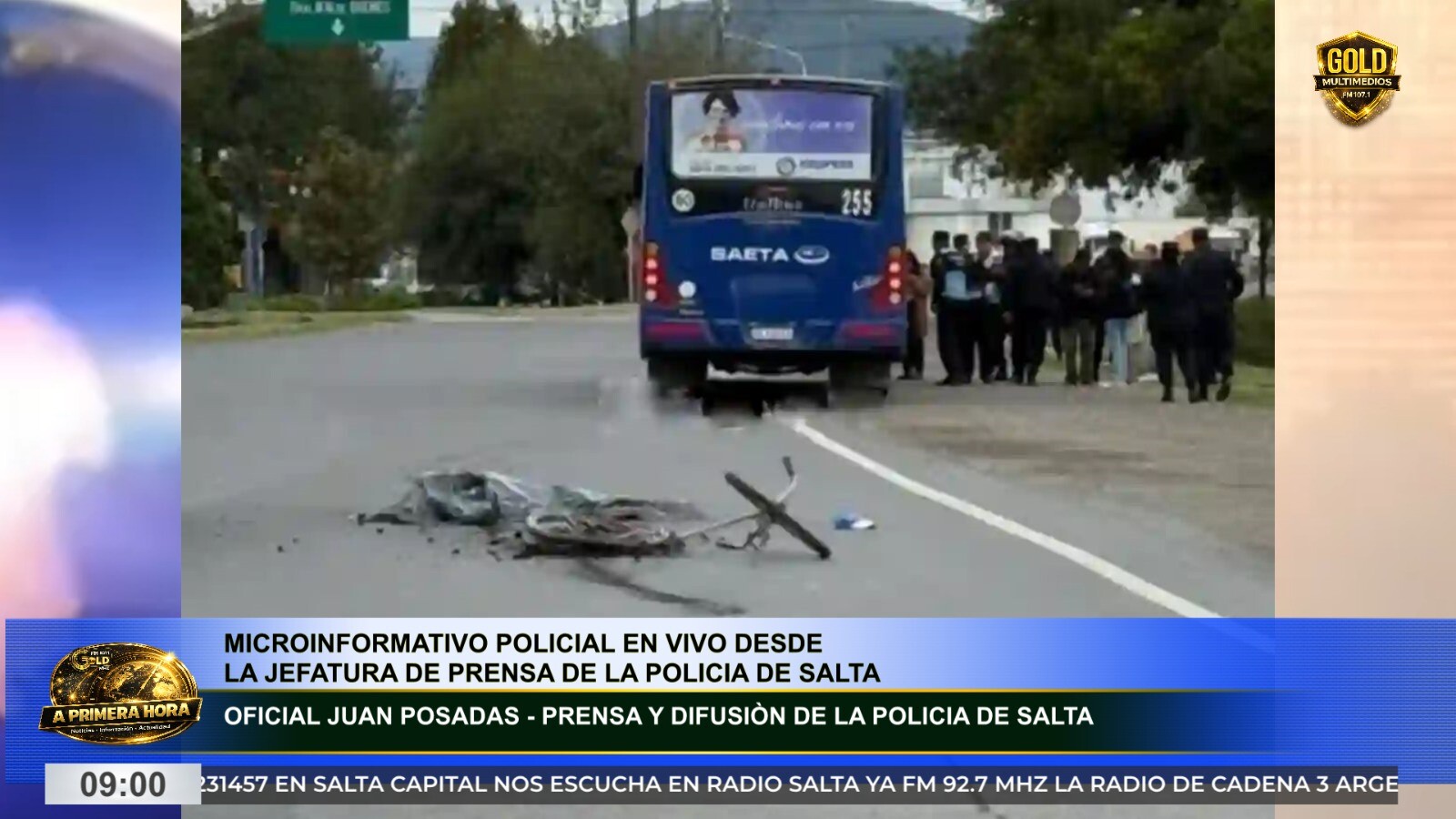 MICRO INFORMATIVO POLICIAL DESDE SALTA CAPITAL EN GOLD MULTIMEDIOS