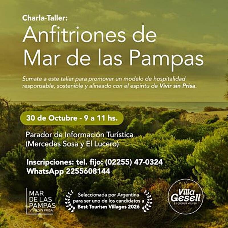 Mar de las Pampas lanza una nueva capacitación turística