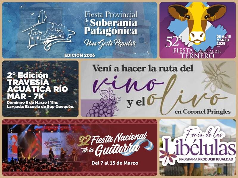 Agenda de eventos turísticos del 5 al 12 de marzo