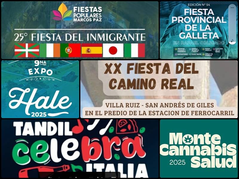 Agenda de eventos turísticos del 20 al 27 de noviembre