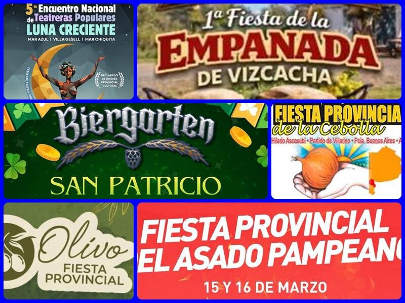 Agenda de eventos turísticos del 12 al 19 de marzo
