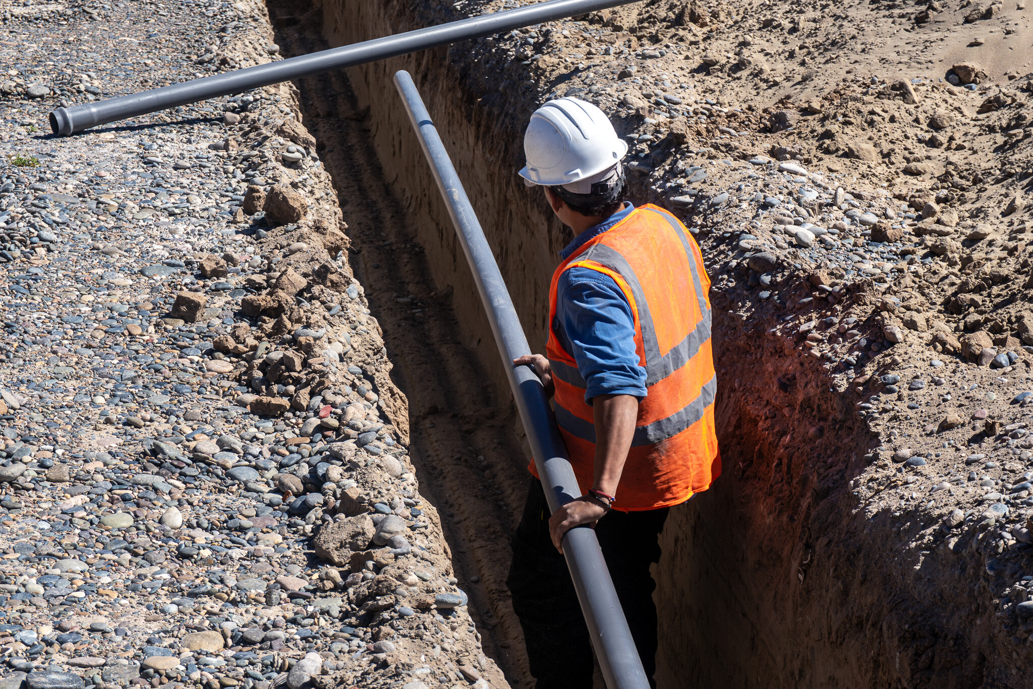 Avanza la obra de agua potable en el Área 31