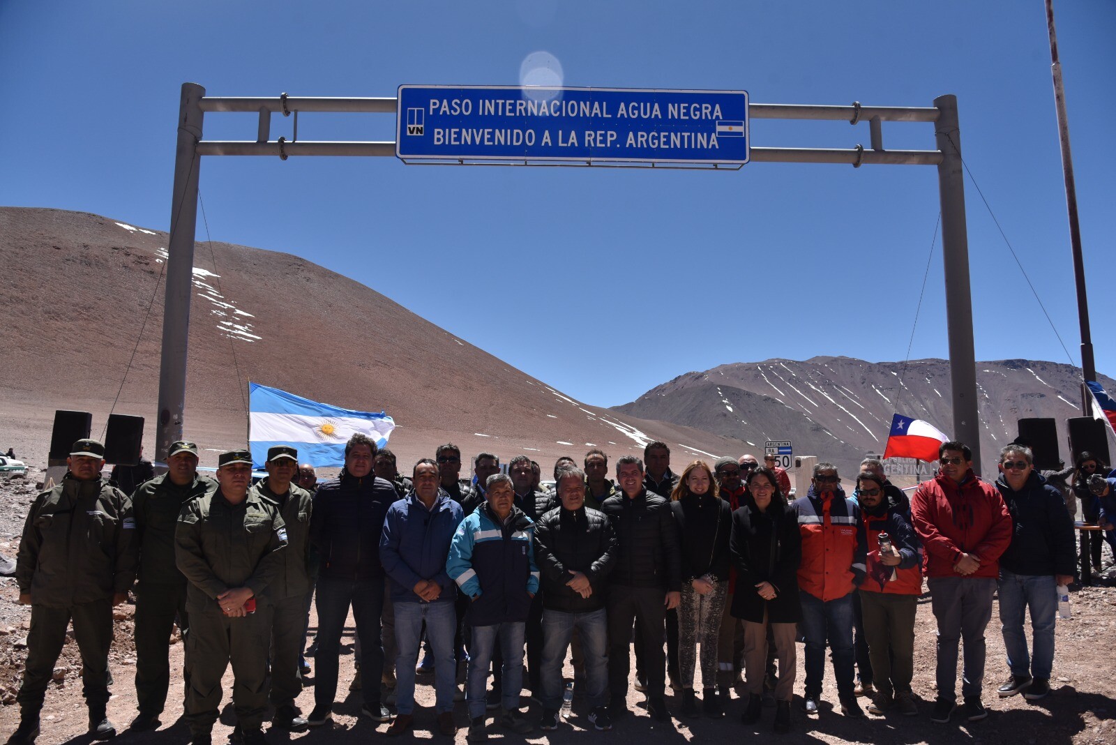 PASO INT. AGUA NEGRA: el Gobernador Orrego dejó habilitada la Temporada 2024/2025