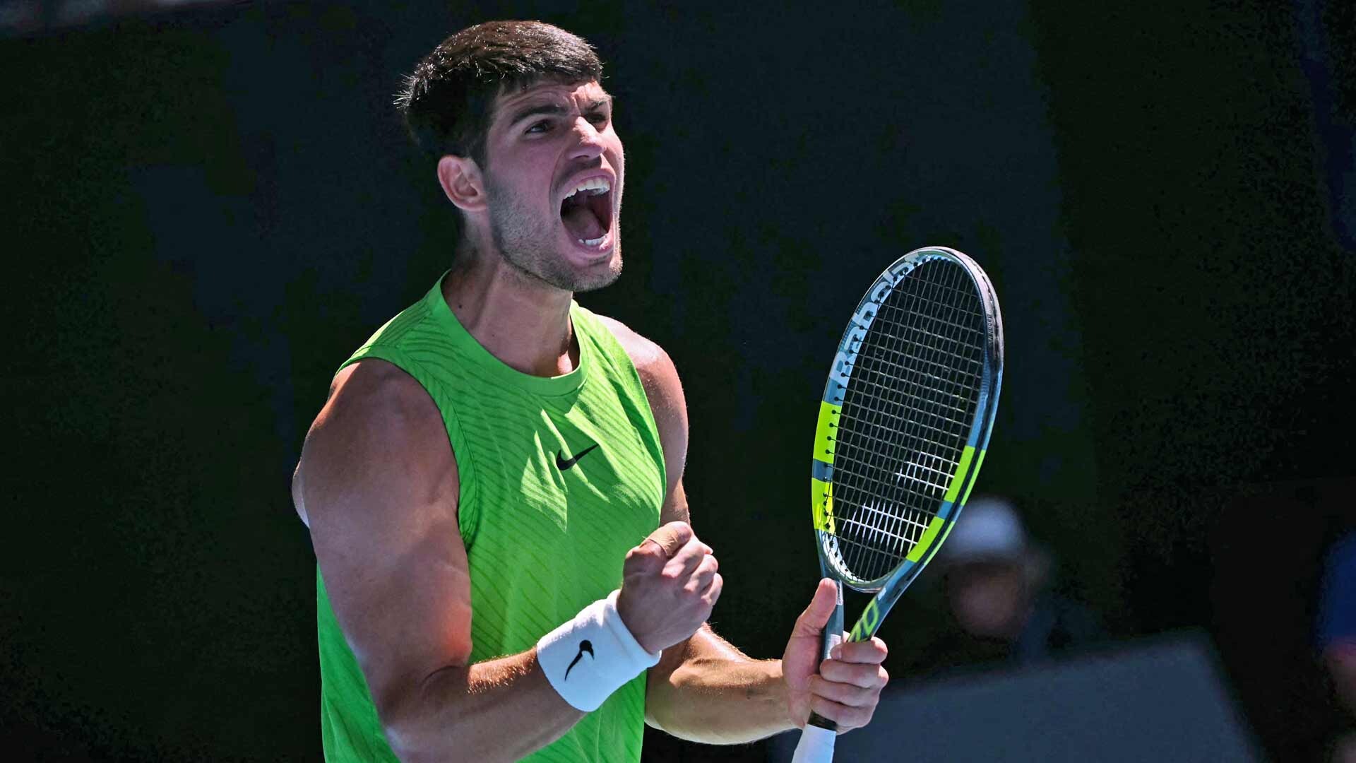 Carlos Alcaraz avanzó a los octavos de final del Abierto de Australia 2026