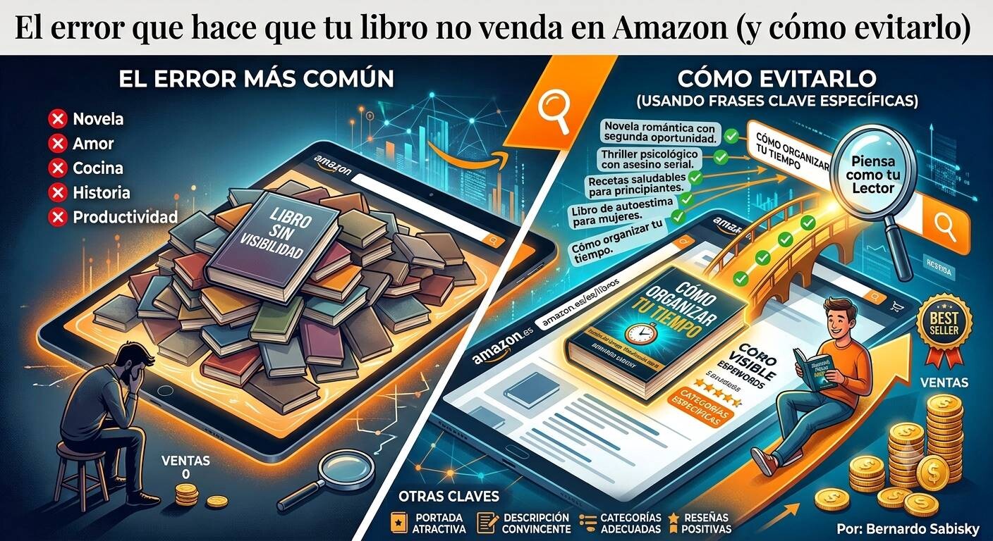 El error que hace que tu libro no se venda en Amazon (y cómo evitarlo)