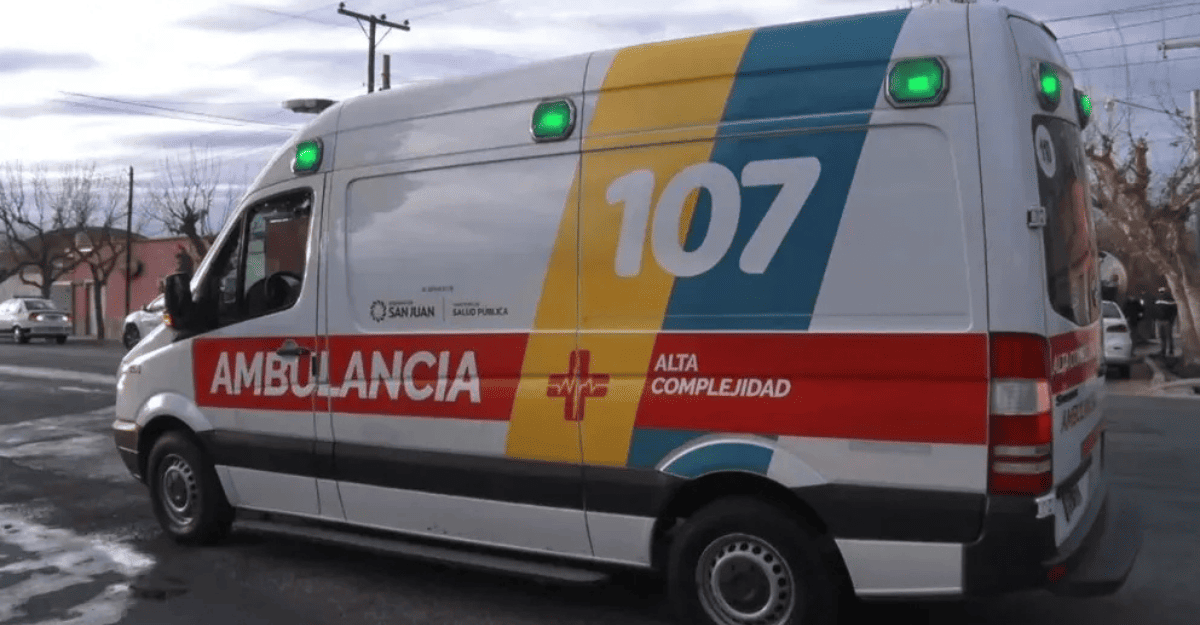 Un hombre fue hospitalizado tras un accidente con moladora en Albardón