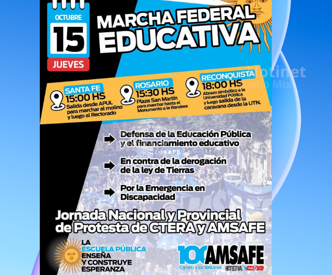 ammsafe.png Convocan a una nueva Marcha Federal Educativa
