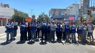 amsafe calle.jpg Amsafe inició su plan de lucha