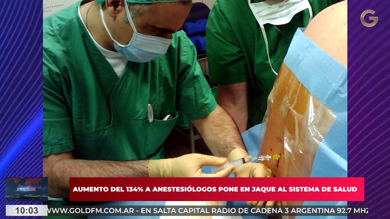 Crisis Sanitaria en Salta Los Anestesiologos exigen aumentos del 134%