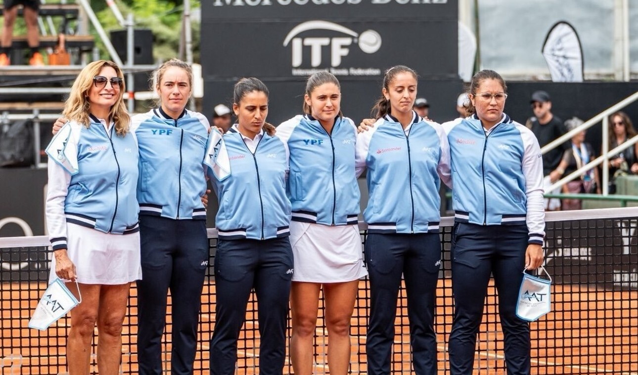 Argentina superó claramente a Eslovaquia por la Billie Jean King
