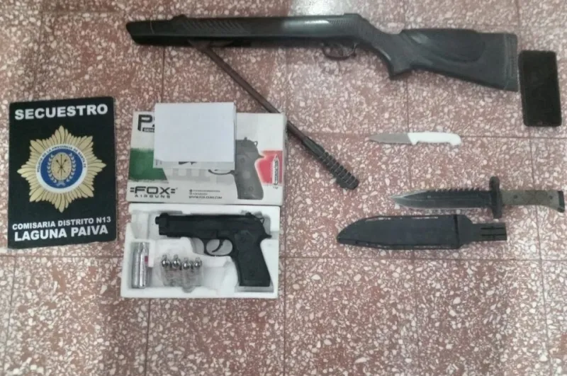 Laguna Paiva: denunció a un compañero de la escuela por amenazarla con armas