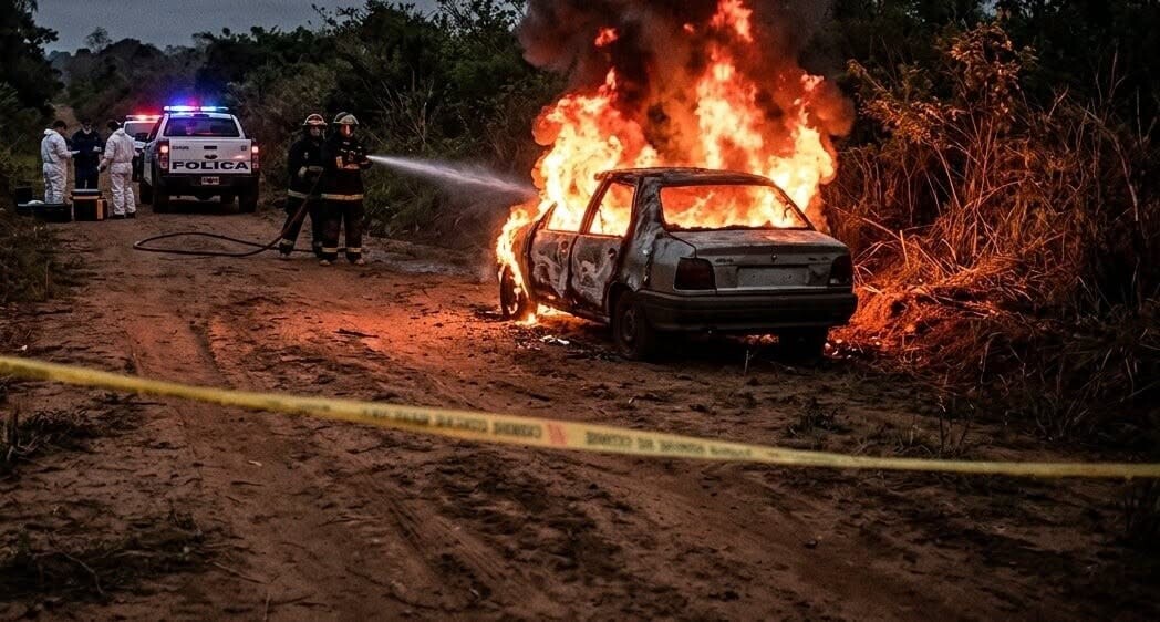 Crímenes a tiros, deudas y vehículos incendiados