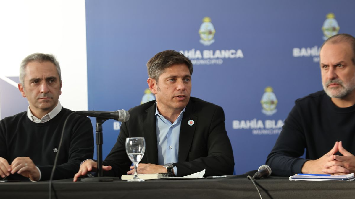 El gobernador Axel Kicillof detalló un plan de 3.000 millones para reconstruir Bahía Blanca tras las inundaciones