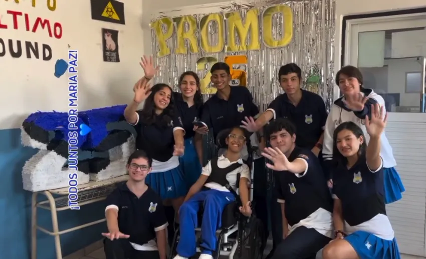 ayuda.webp SOLIDARIDAD TODOS JUNTOS POR MARIA PAZ Alumnos correntinos grabaron un video para ayudar a una compañera con parálisis cerebral