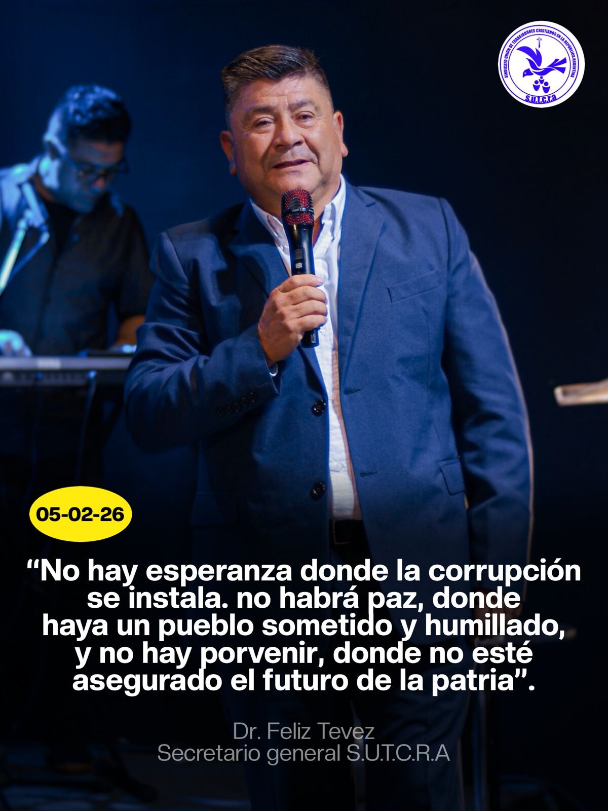 b0f20449-ac82-4744-8b65-143b0ad098ef.jpg EL SINDICATO QUE INCOMODA: FE, TRABAJO, PATRIOTISMO, NACIONALISMO Y LOS VALORES DE FAMILIA FRENTE AL CINISMO DE EPOCA
