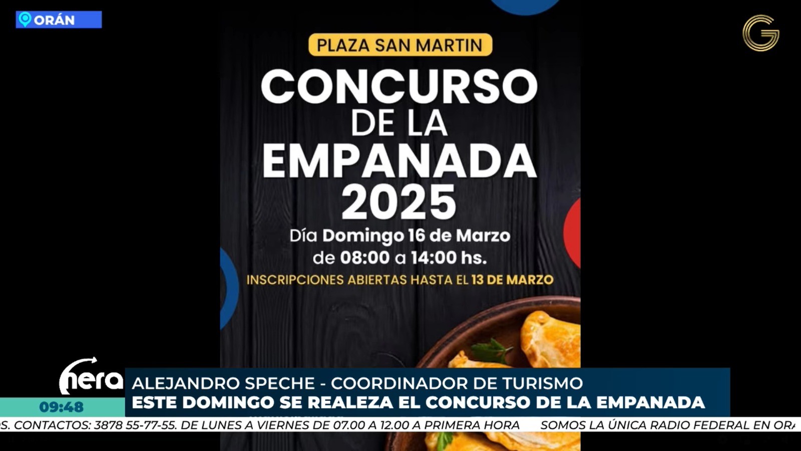 Se viene el concurso y festival de la empanada, organizado por la Municipalidad de Orán