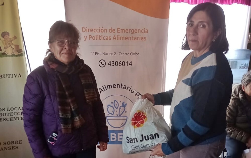 Comienza la entrega de módulos alimentarios para personas diabéticas en el Gran San Juan