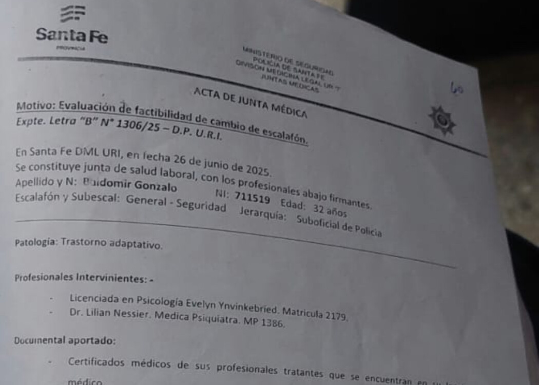 Reclamo por Medicina Legal (URI) y cambio de escalafón