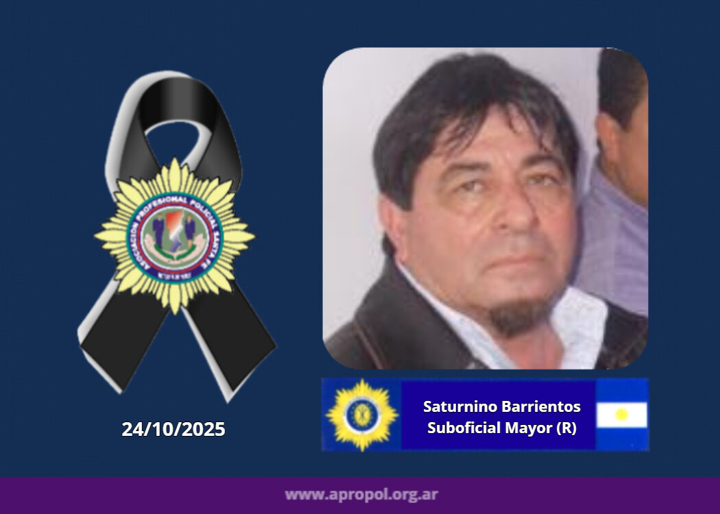 Necrológica | Falleció el Suboficial Mayor (R) Saturnino Barrientos