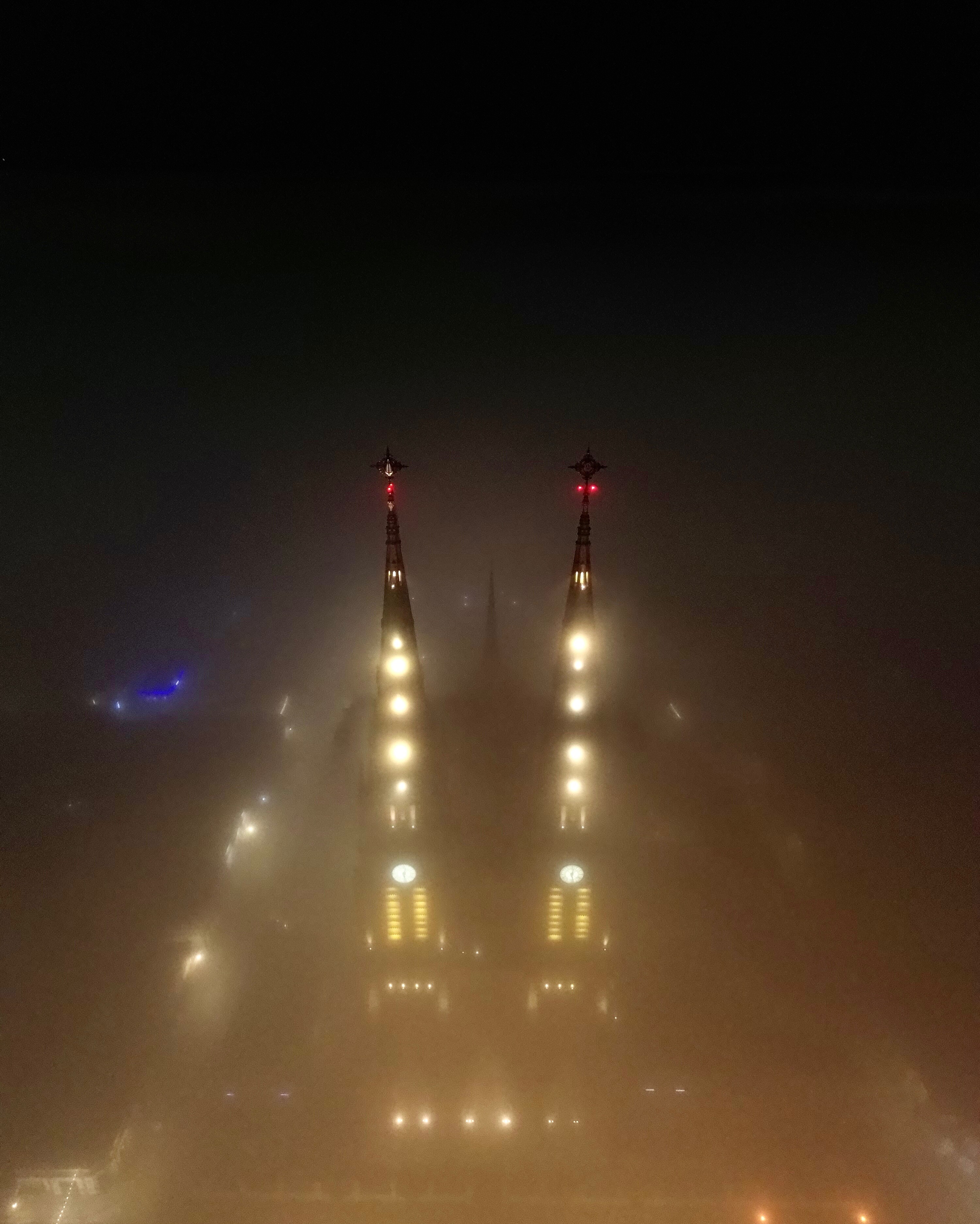 basss.jpg La postal que se viralizó en redes en medio de la Alerta violeta