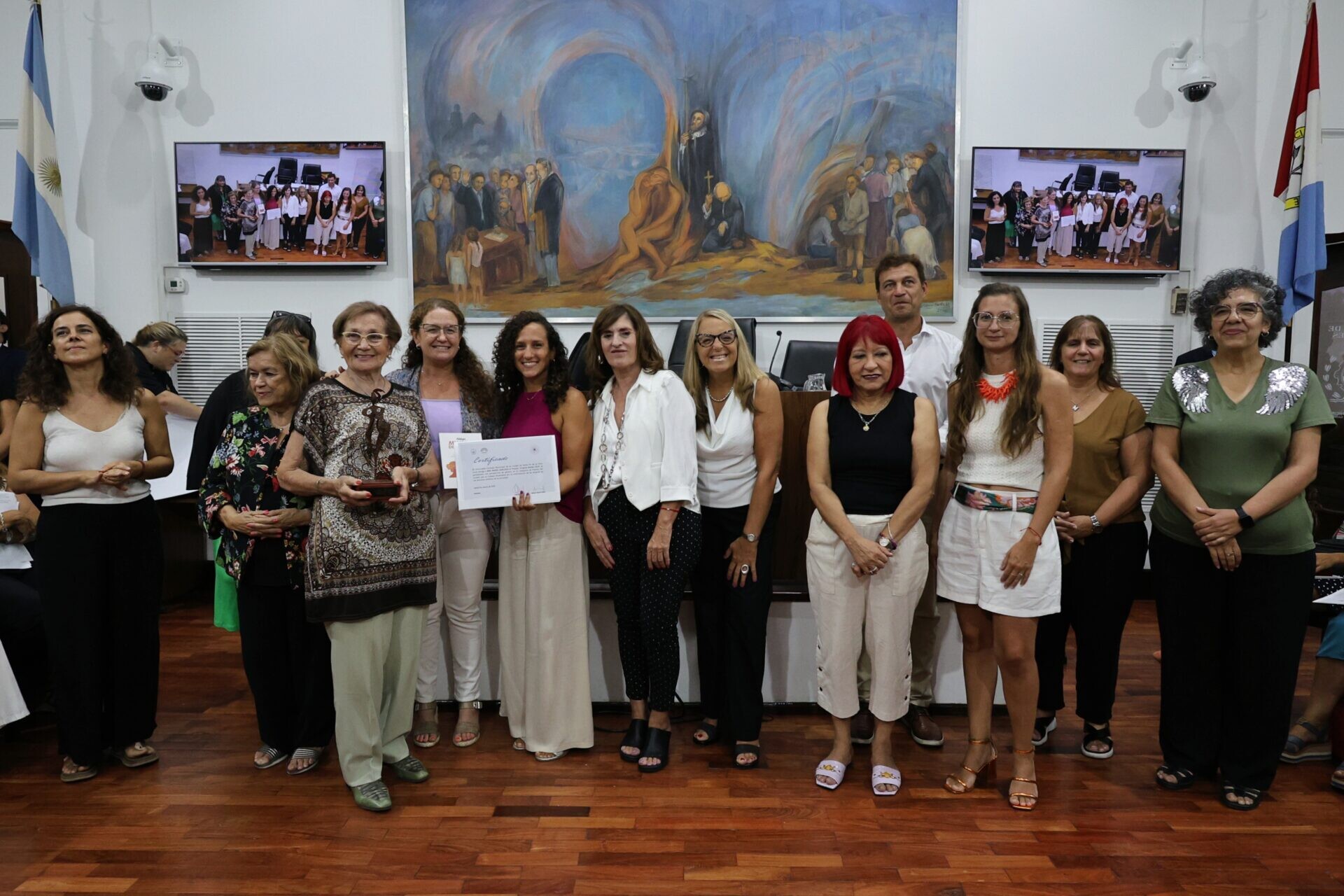 Se entregaron los premios Virginia Bolten del Concejo Municipal