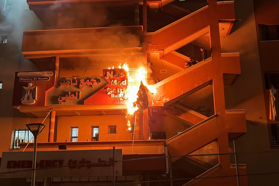 Israel ataca hospital Nasser en Gaza y mata a alto funcionario de Hamás