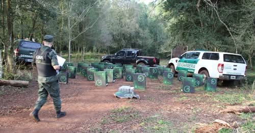 c igarrillo.jpeg Gendarmería allanó una chacra en Puerto Piray y secuestró un cargamento de cigarrillos de contrabando