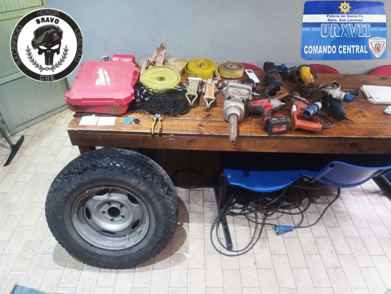c28fe8f4-32aa-4481-b03e-f1b1bfc69c10.jpg San Lorenzo: Los ladrones chocaron y los descubrieron