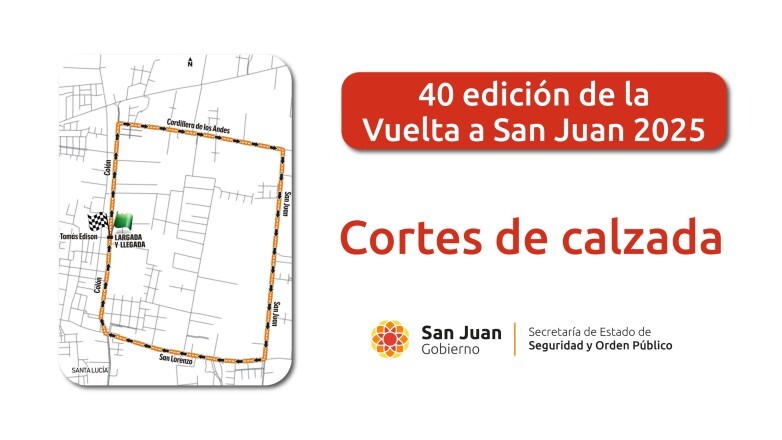 c854efd15677217cffb8057ebb510b00_L.jpg Seguridad informa los cortes de calzada para la 40° Vuelta a San Juan
