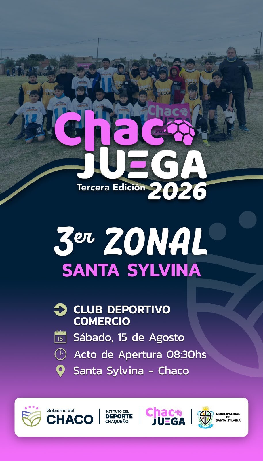 CHACO JUEGA SE PREPARA PARA VIVIR SU TERCER Y CUARTO ZONAL