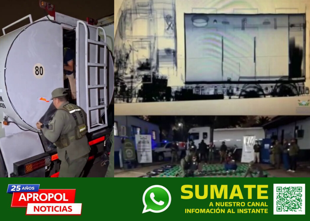 camion02ago26.jpg Gendarmería halló 446 kilos de cocaína con un escáner: ¿Dónde están los equipos comprados por Santa Fe?