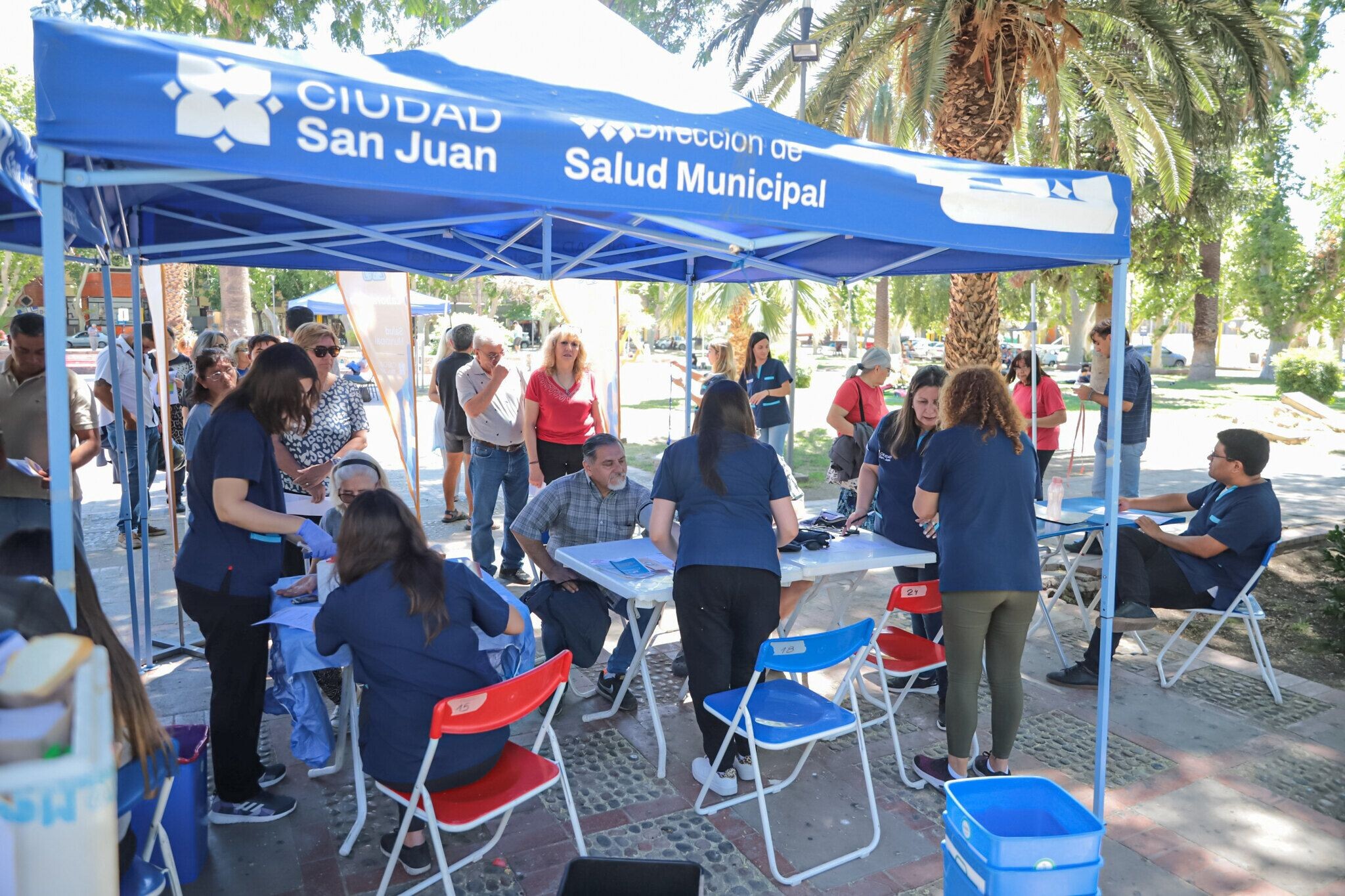 Se realizara un nuevo Campamento Sanitario en Plaza Di Stéfano con atención gratuita para los vecinos de Capital.
