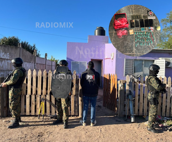 cañada.png Un allanamiento por robo calificado derivó en el secuestro de cocaína
